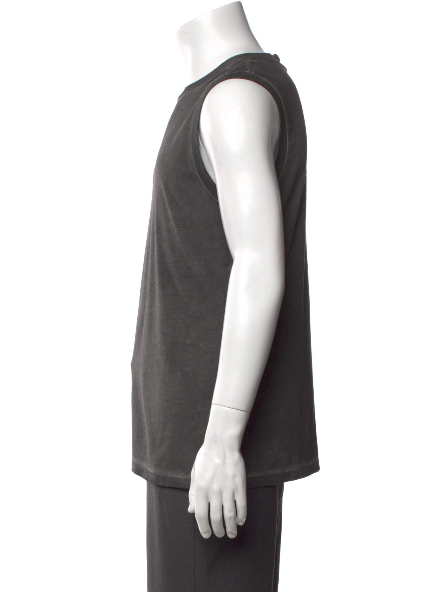 Helmut Lang Crew Neck Sleeveless T-Shirt