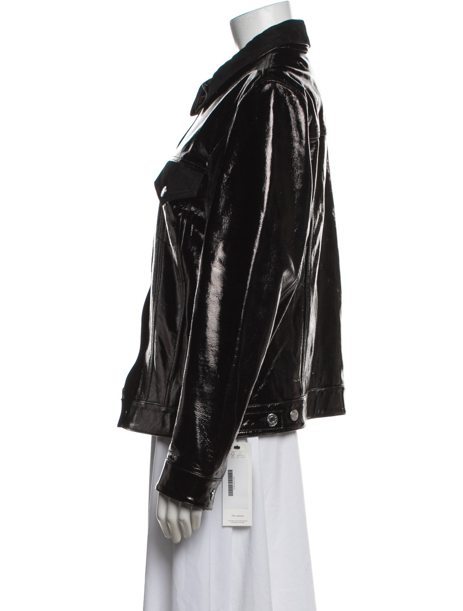 Helmut Lang Leather Denim Jacket