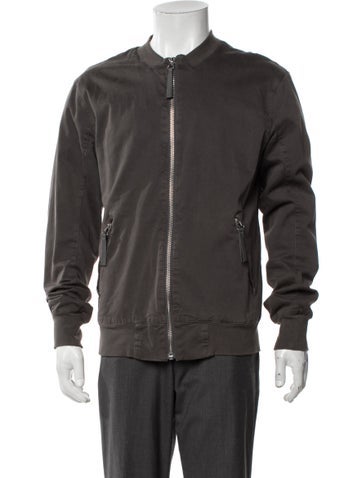 Pre-owned Helmut Lang Bomber Jacket In Grey