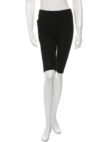 Helmut Lang Wool-Accented Knee-Length Shorts