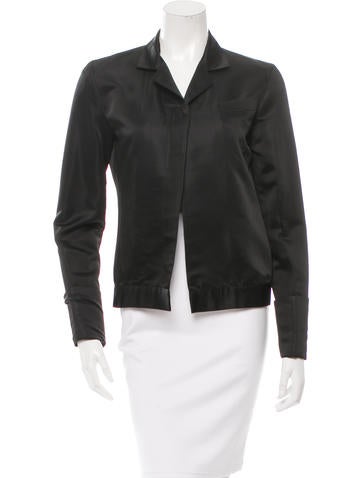 Helmut Lang Satin Single-Button Jacket