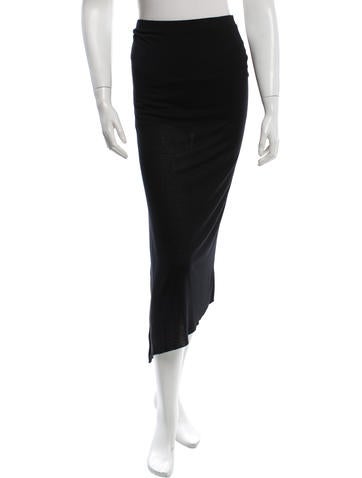Helmut Lang Elasticized Midi Skirt