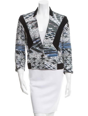 Helmut Lang Casual Printed Blazer