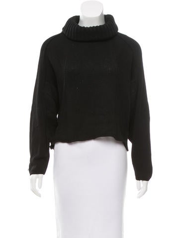 Helmut Lang Cropped Knit Sweater