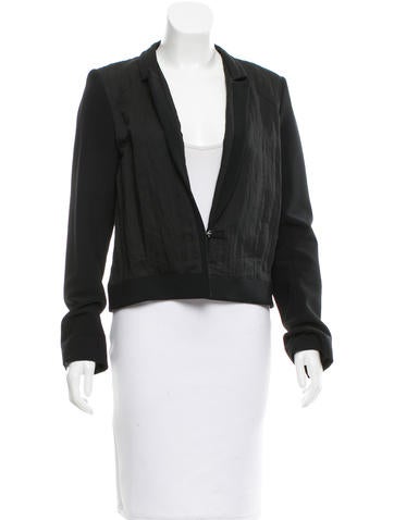 Helmut Lang Narrow-Notch Long Sleeve Jacket