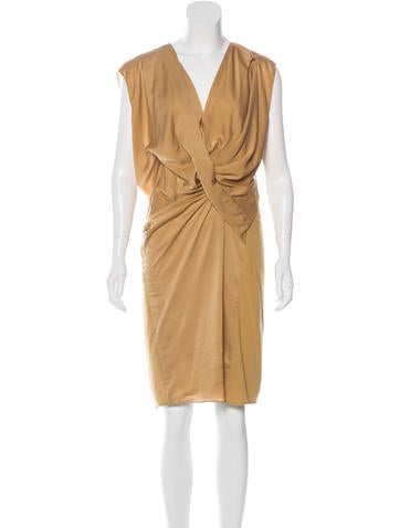 Helmut Lang Draped Sleeveless Dress