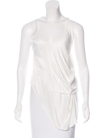 Helmut Lang Draped Asymmetrical Top