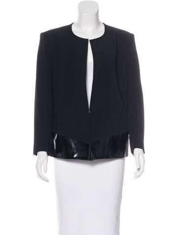 Helmut Lang Woven Hook-and-Eye Blazer w/ Tags