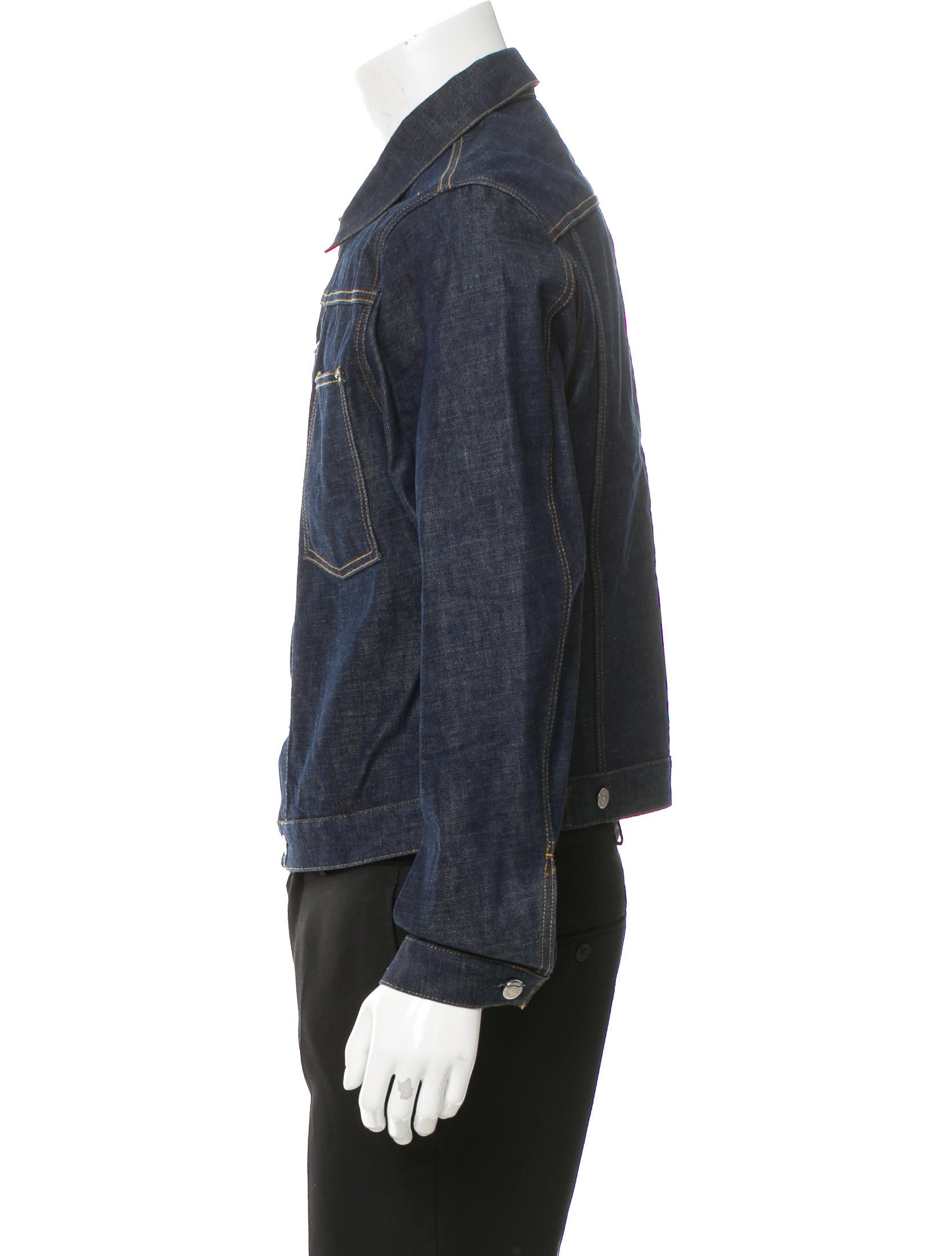 Helmut Lang Vintage Classic One-Pocket Denim Jacket - Blue