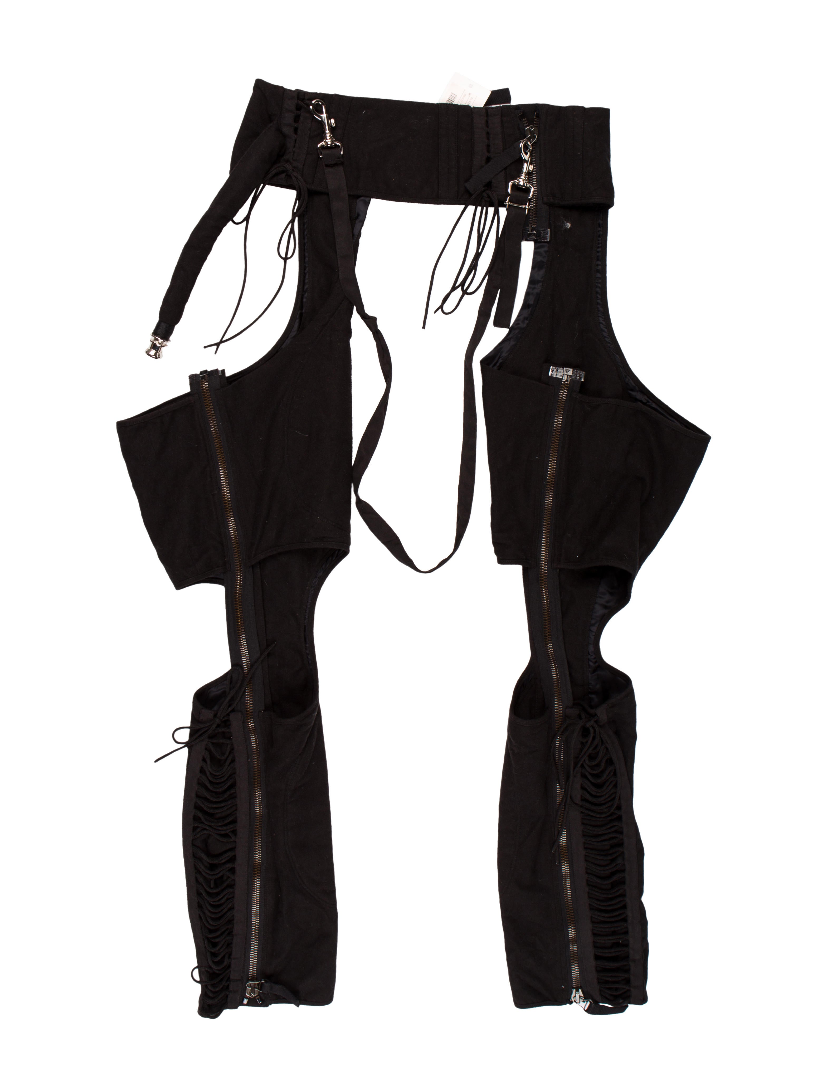 Helmut Lang 2003 Aviator Gravity Chaps - 16