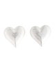 HEAVEN MAYHEM Real Love III Heart Stud Earrings