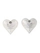 HEAVEN MAYHEM Real Love III Heart Stud Earrings