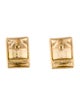 HEAVEN MAYHEM Rectangular Puffed Stud Earrings