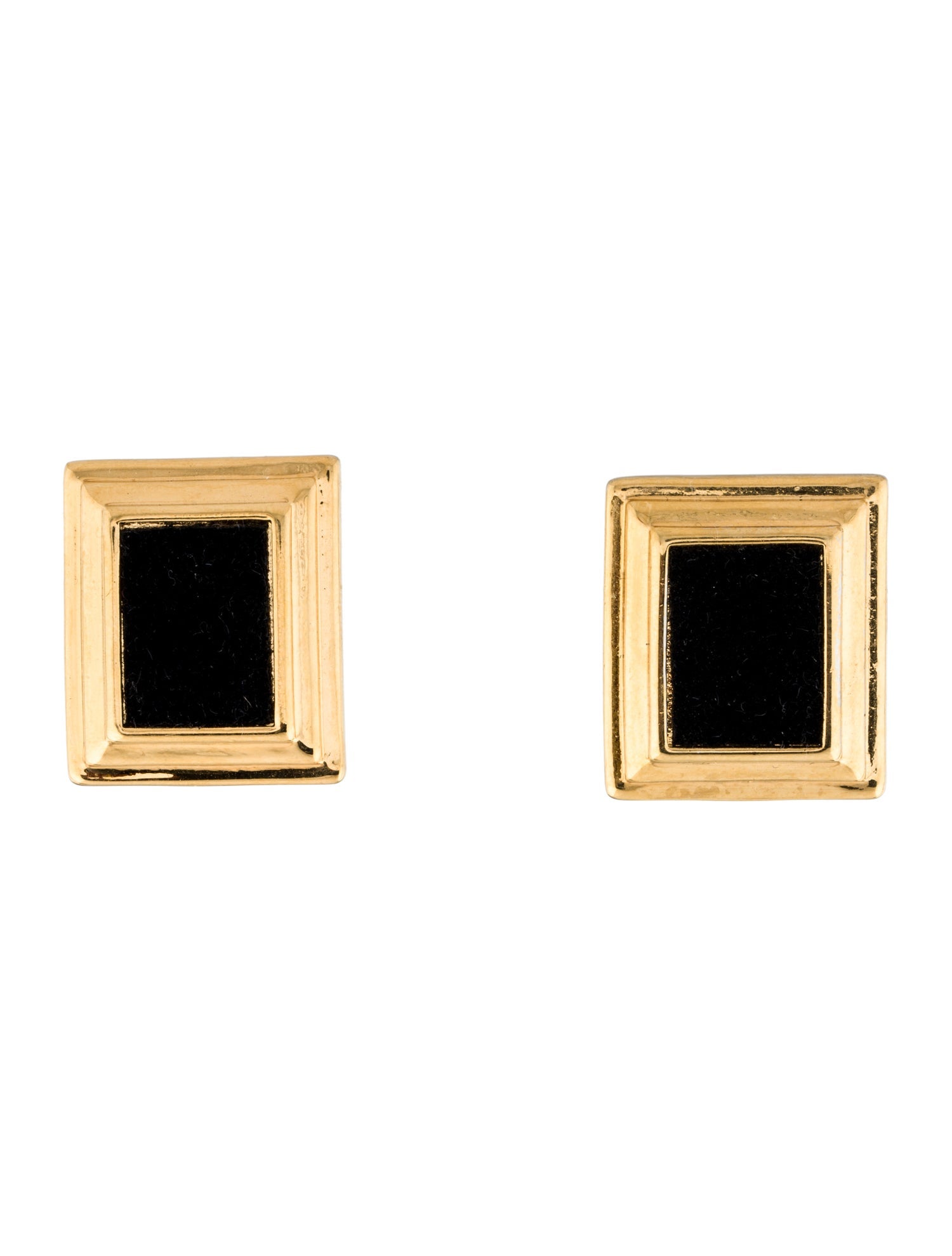 HEAVEN MAYHEM Velvet Rectangular Stud Earrings