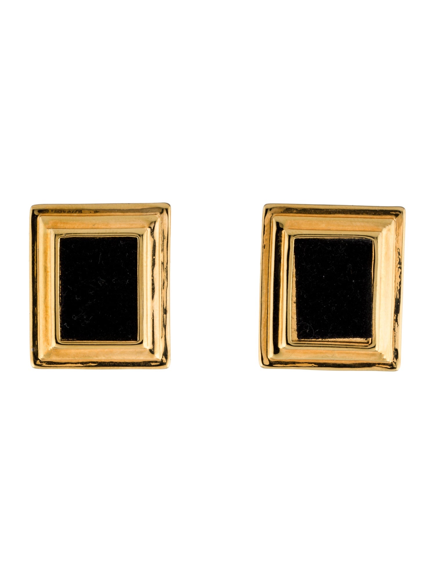 HEAVEN MAYHEM Velvet Rectangular Stud Earrings