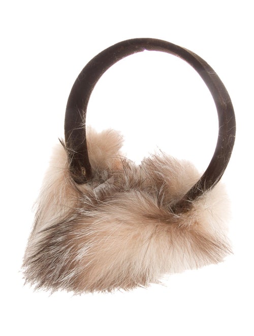 Henri Bendel Fur-Trimmed Velvet Earmuffs
