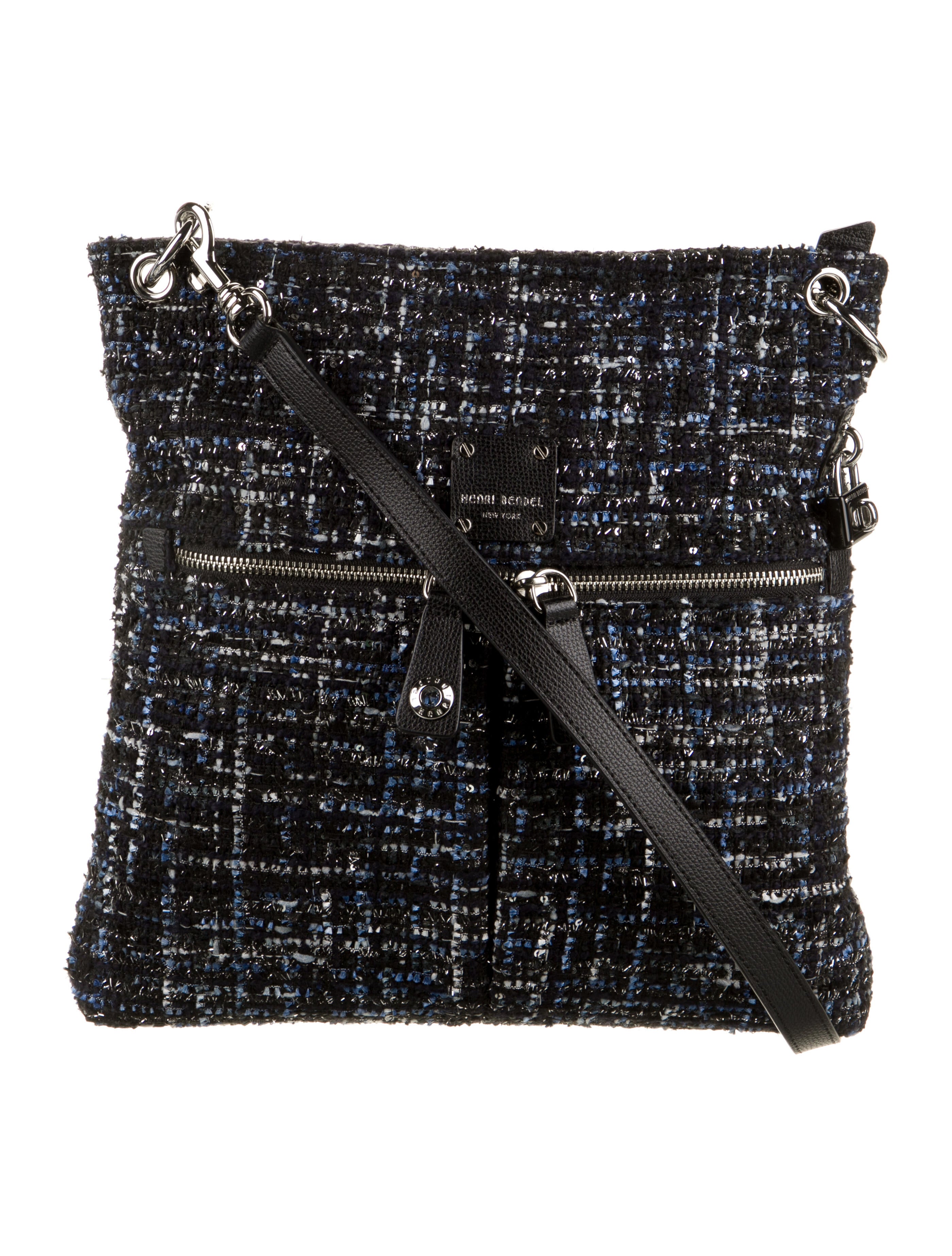 henri bendel tweed backpack