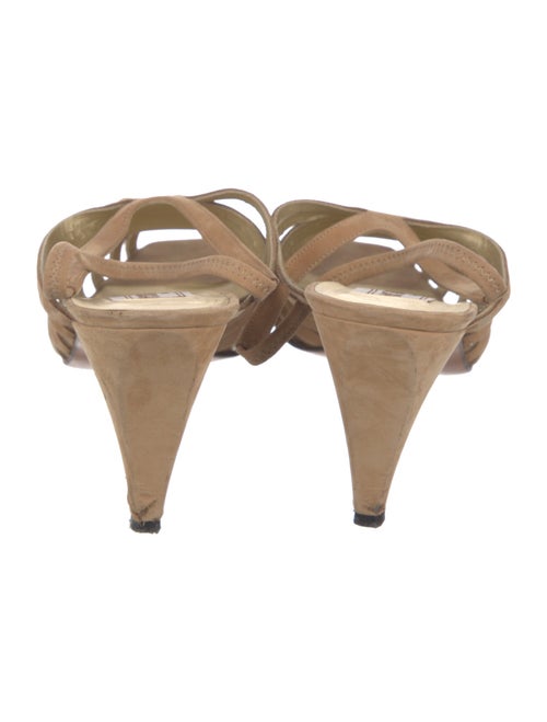 Henri Bendel Suede Slingback Sandals