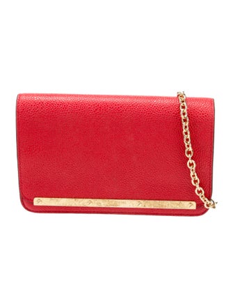 Henri Bendel Leather Chain-Link Crossbody