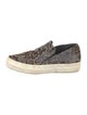 Henri Bendel Ponyhair Animal Print Sneakers