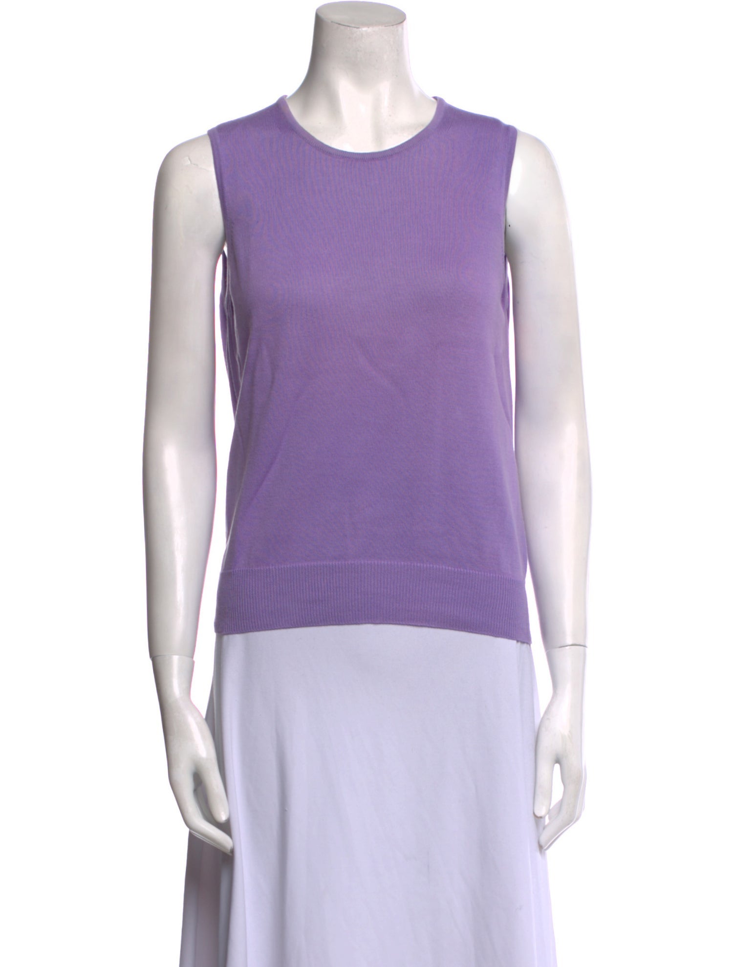 Henri Bendel Crew Neck Sleeveless Top