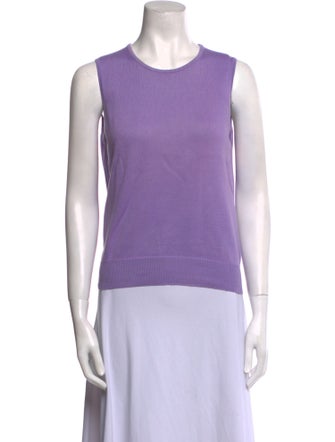 Henri Bendel Crew Neck Sleeveless Top