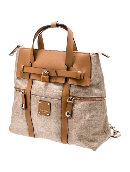 Henri Bendel Canvas Weekender Bag