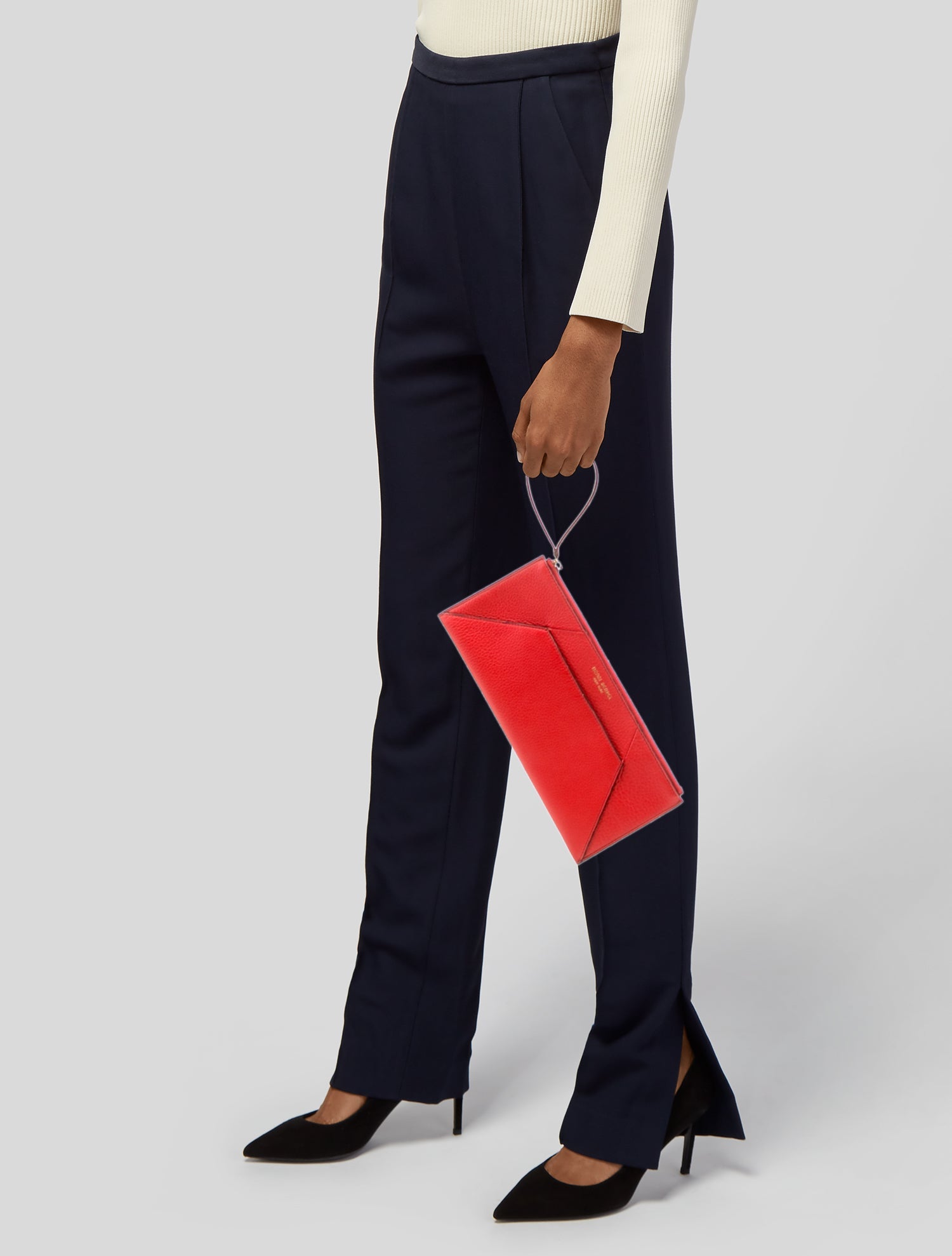 Henri Bendel Leather Clutch