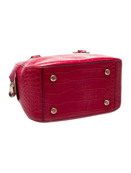 Henri Bendel Embossed Leather Top Handle Bag