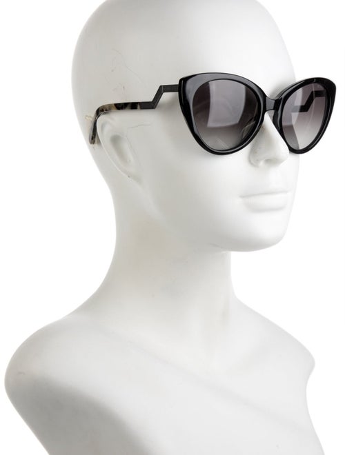 Henri Bendel Cat-Eye Gradient Sunglasses