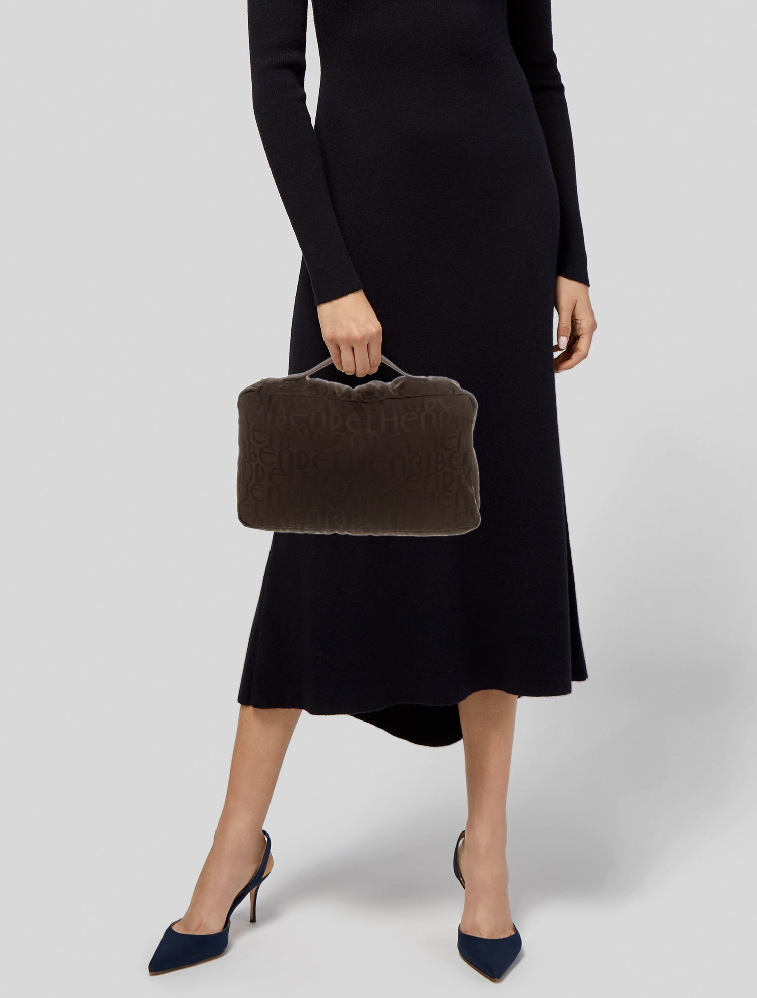 Henri Bendel Nylon Top Handle Bag