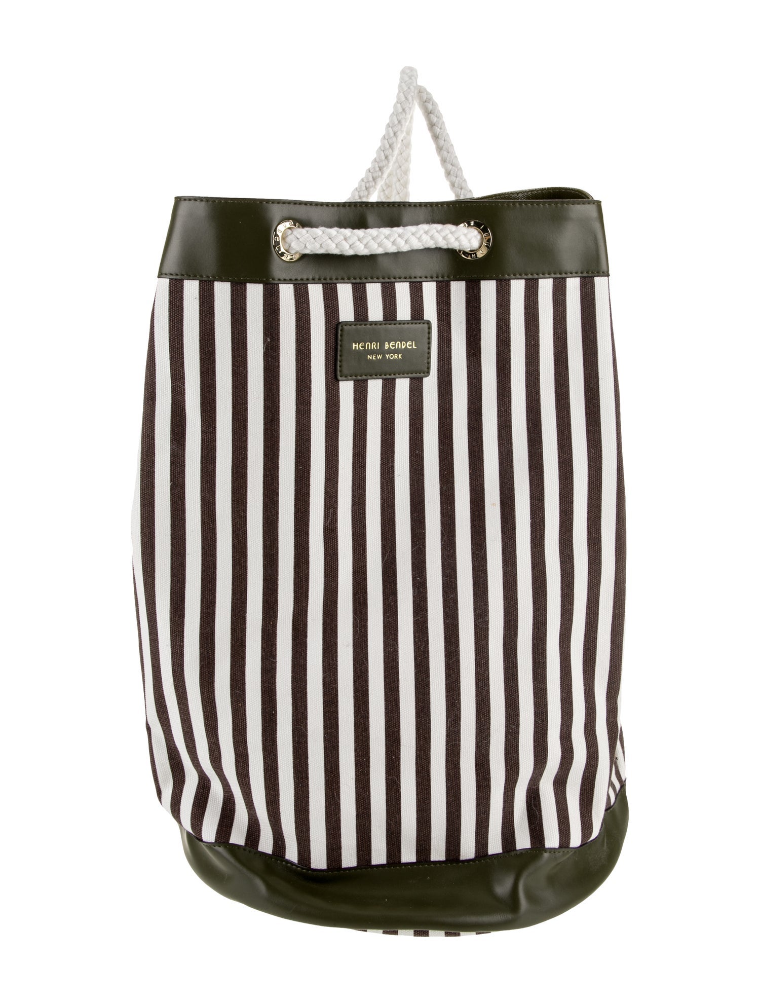 Henri Bendel Canvas Bucket Bag