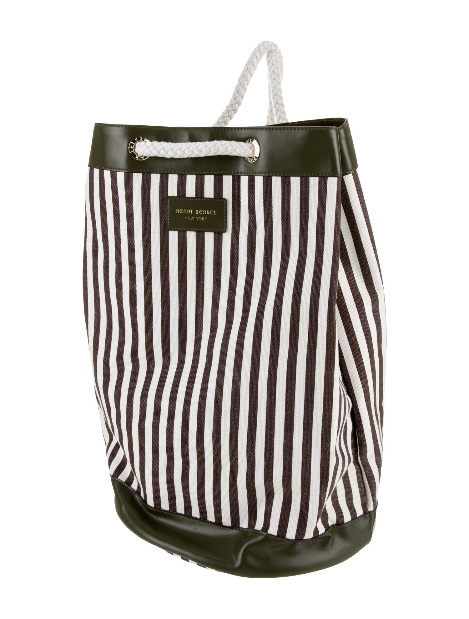 Henri Bendel Canvas Bucket Bag