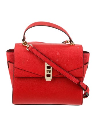 Henri Bendel Leather Top Handle Bag