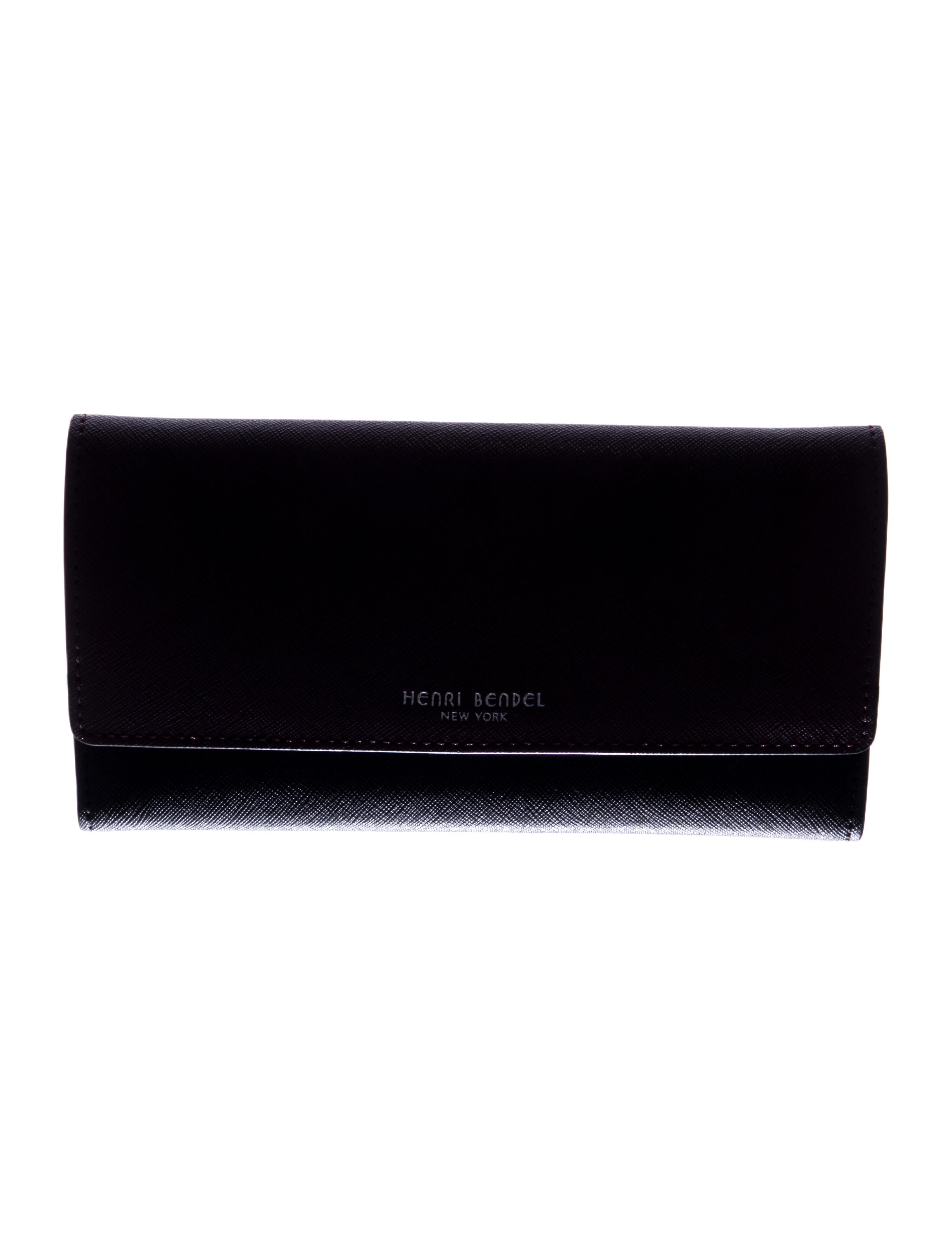 Henri Bendel Leather Continental Wallet