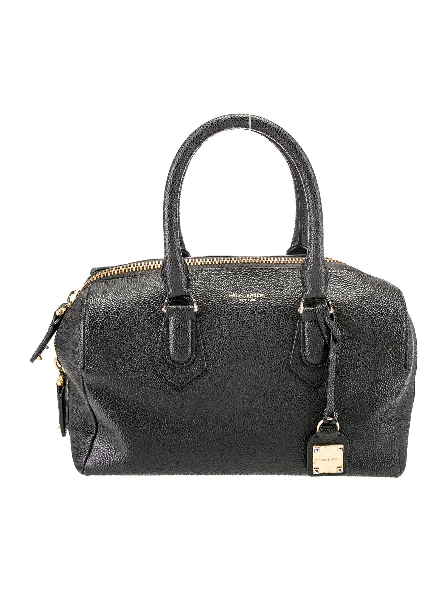 Henri Bendel Leather Top Handle Bag