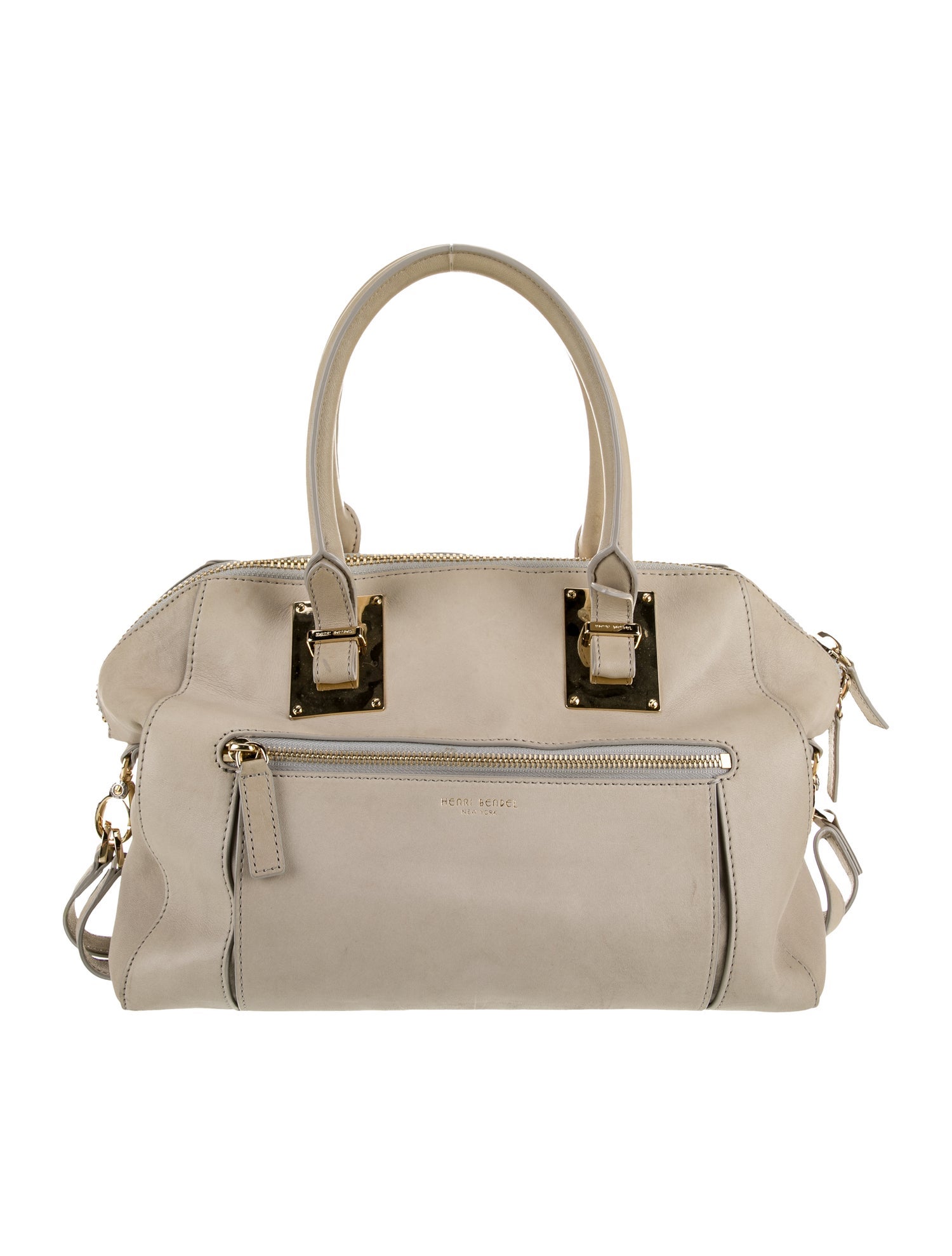 Henri Bendel Leather Top Handle Bag