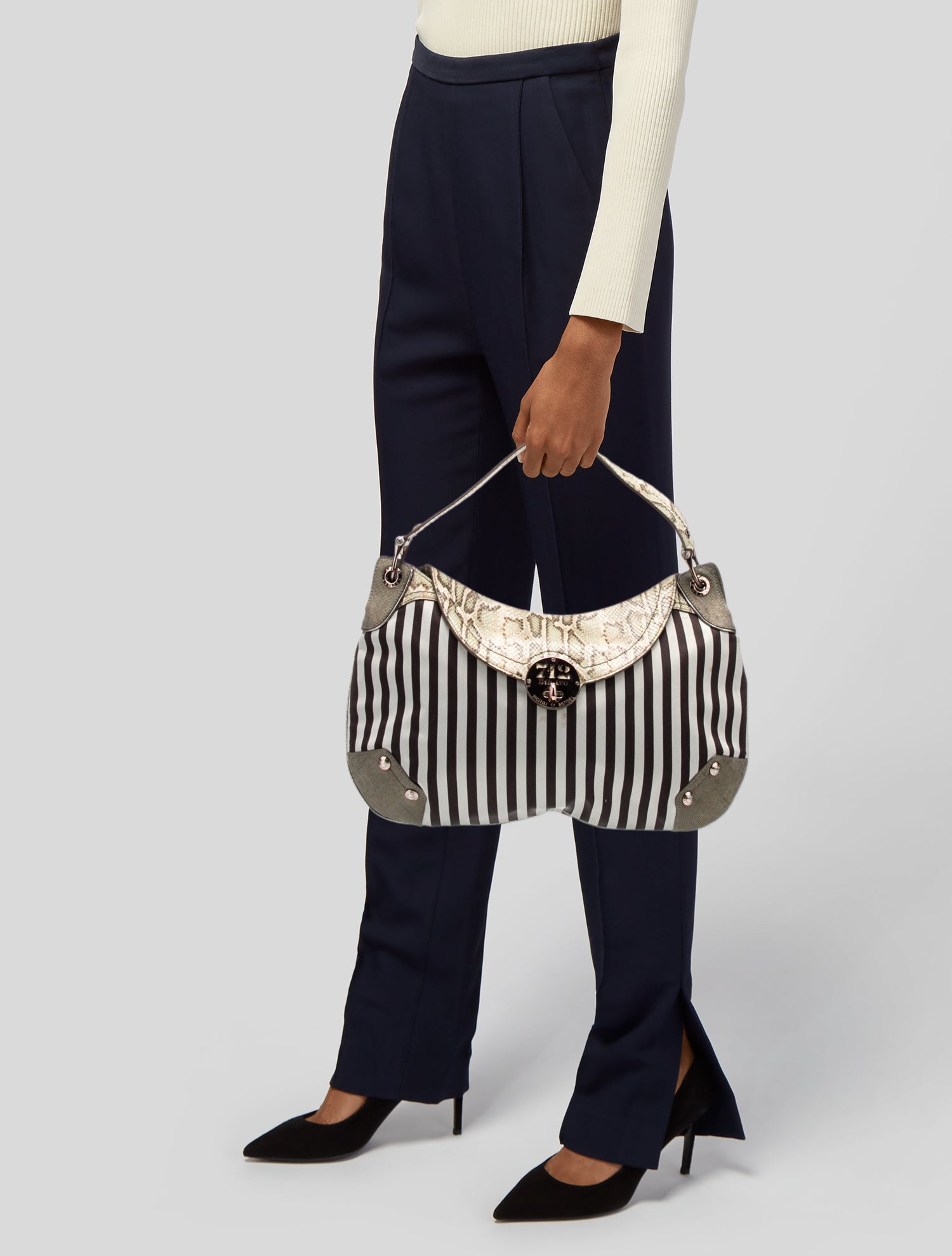 【JIMMY CHOO】Cheri 85 - OCGF - Golden ★関税送料込み Jimmy Choo Cheri Leather Crystal Embellished Handle Bag