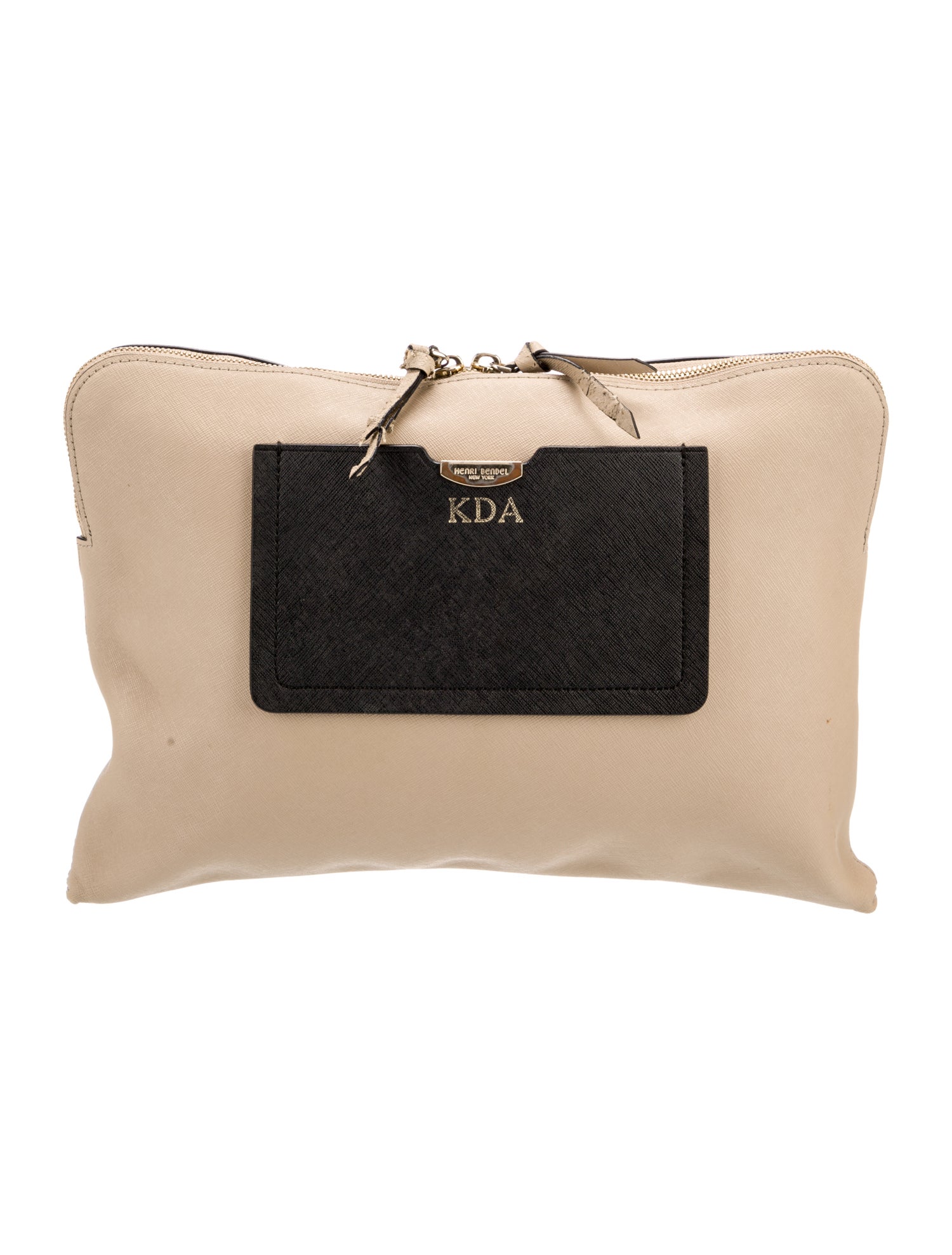 Henri Bendel Saffiano Leather Portfolio