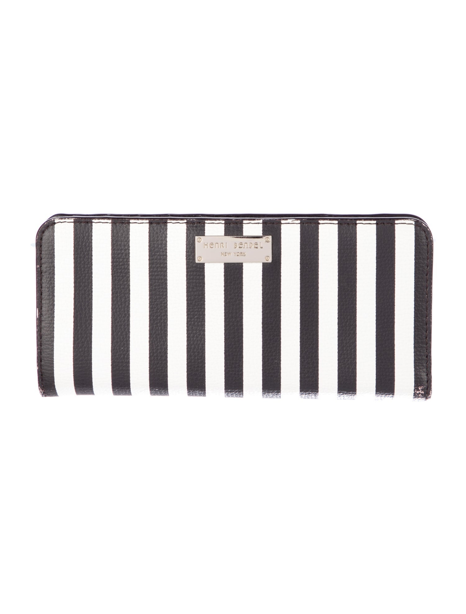 Henri Bendel Calf Leather Printed Continental Wallet
