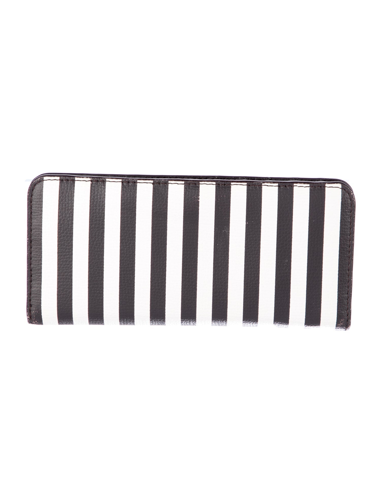 Henri Bendel Calf Leather Printed Continental Wallet