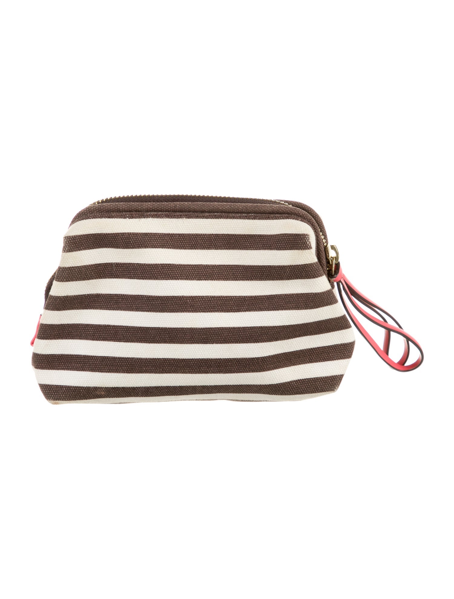 Henri Bendel Striped Cosmetic Bag