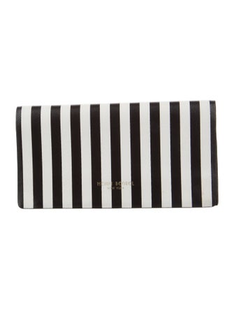 Henri Bendel Leather Printed Bifold Wallet