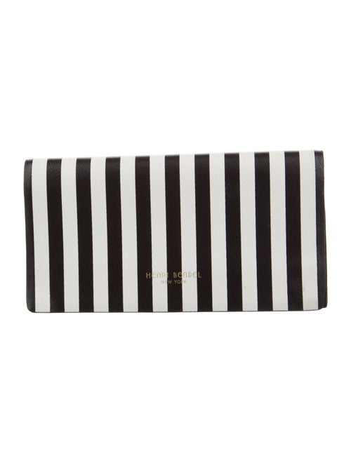 Henri Bendel Leather Printed Bifold Wallet