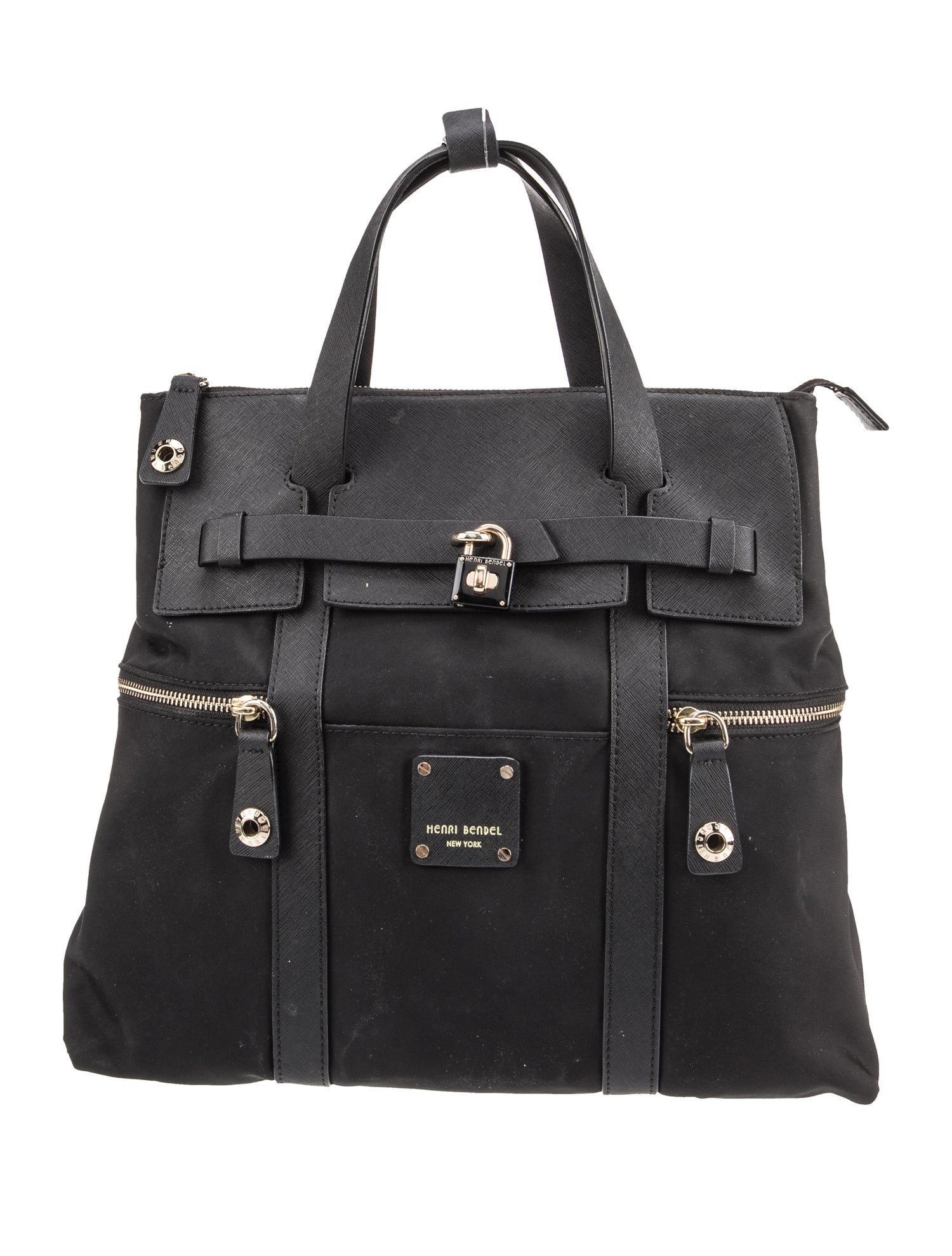 Henri Bendel Nylon Top Handle Bag