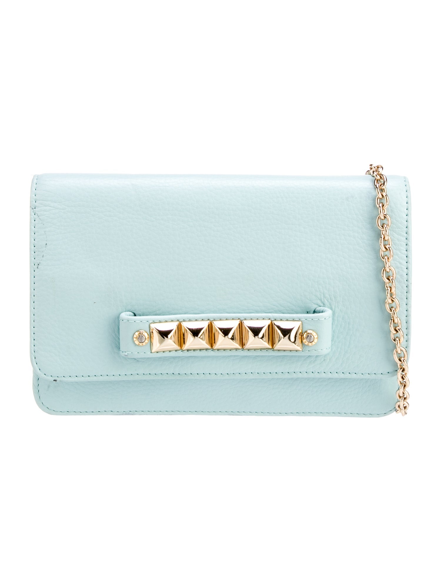 Henri Bendel Embossed Leather Clutch