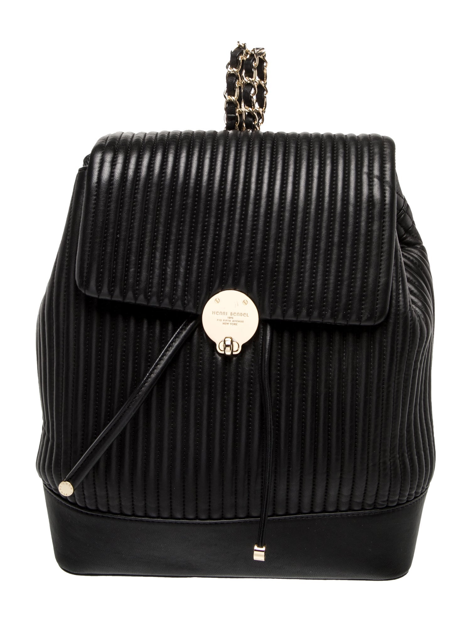 Henri Bendel Leather Backpack