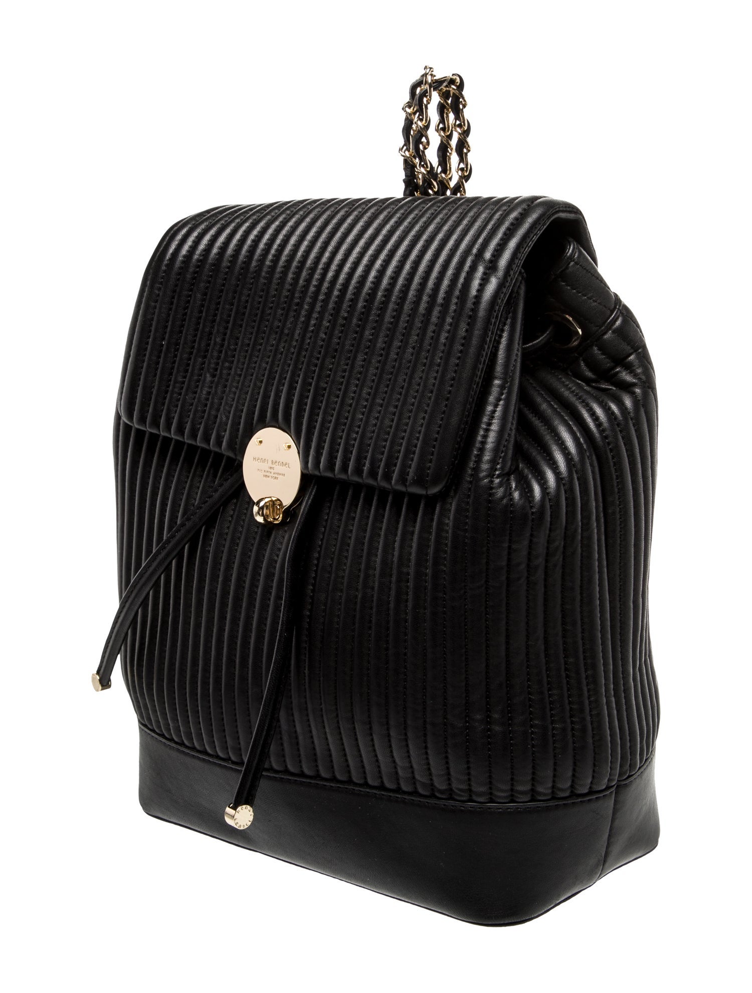 Henri Bendel Leather Backpack