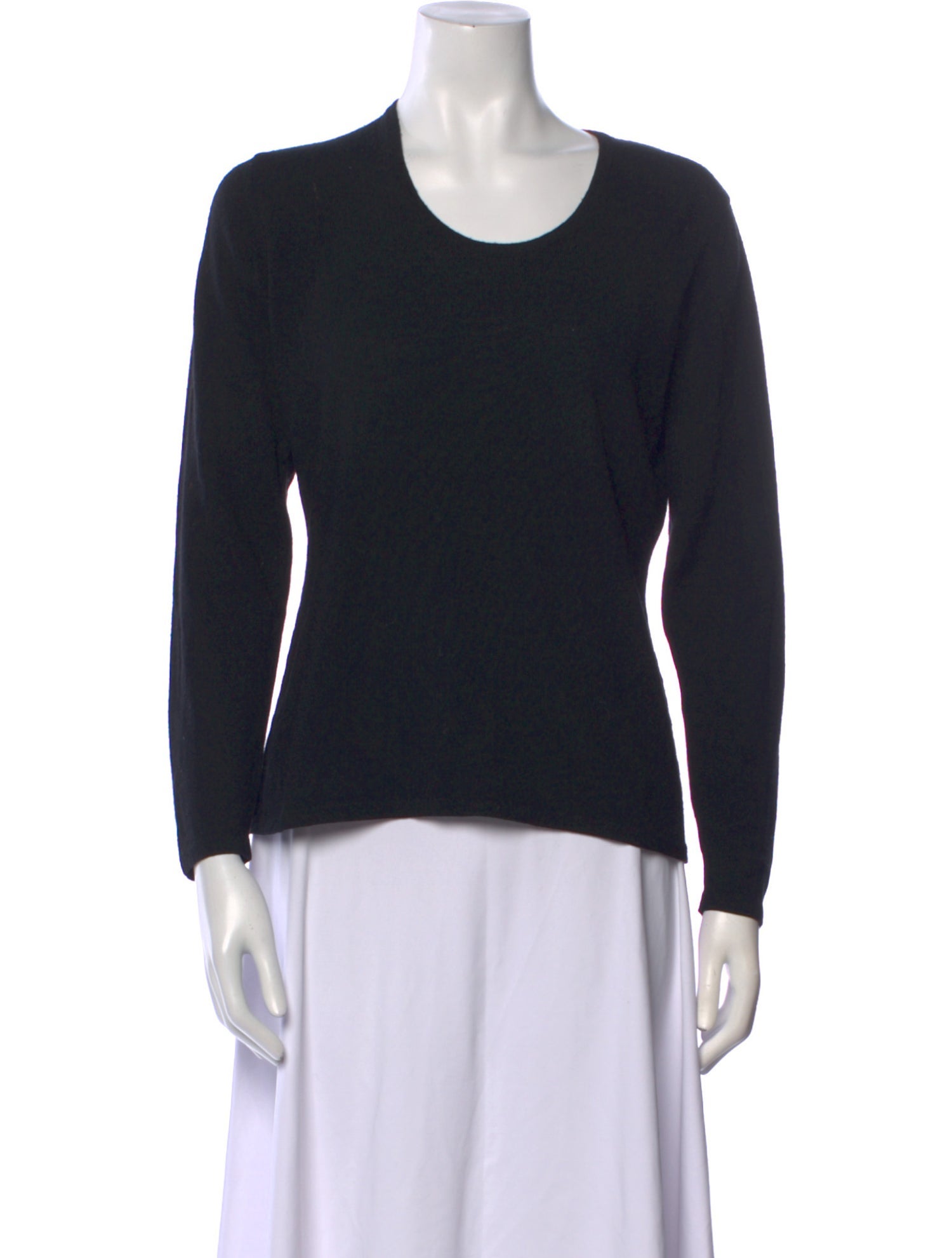 Henri Bendel Merino Wool Scoop Neck Sweater