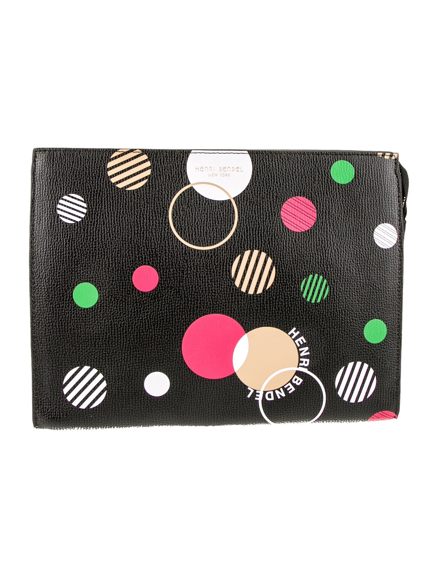 Henri Bendel Leather Clutch w/ Tags